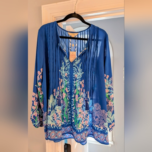 Lilly Pulitzer Tops - Lilly Pulitzer NWT XL Blouse